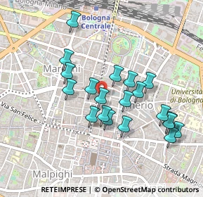 Mappa Via Malcontenti, 40121 Bologna BO, Italia (0.4285)