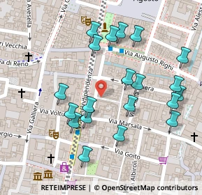 Mappa Via Malcontenti, 40121 Bologna BO, Italia (0.1285)