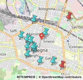 Mappa Via Malcontenti, 40121 Bologna BO, Italia (0.97846)