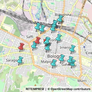 Mappa Via San Lorenzo, 40122 Bologna BO, Italia (0.8755)