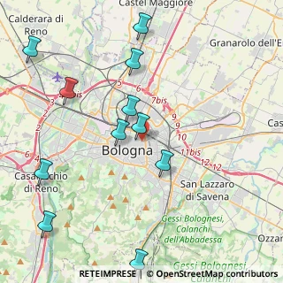 Mappa Via Giovanni Battista De Rolandis, 40126 Bologna BO, Italia (5.26833)