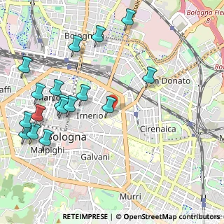 Mappa Via Giovanni Battista De Rolandis, 40126 Bologna BO, Italia (1.28176)
