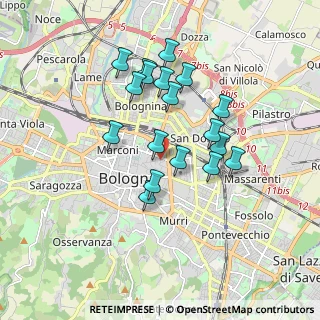 Mappa Via Giovanni Battista De Rolandis, 40126 Bologna BO, Italia (1.57056)