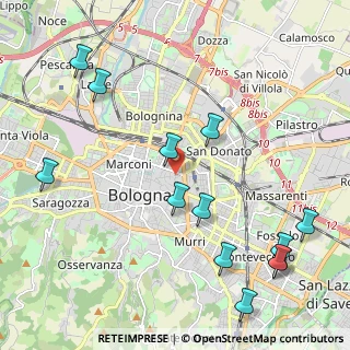 Mappa Via Giovanni Battista De Rolandis, 40126 Bologna BO, Italia (2.63769)
