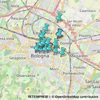 Mappa Via Giovanni Battista De Rolandis, 40126 Bologna BO, Italia (1.02632)