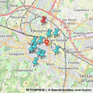 Mappa Via Giovanni Battista De Rolandis, 40126 Bologna BO, Italia (1.34727)