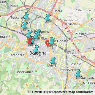 Mappa Via Giovanni Battista De Rolandis, 40126 Bologna BO, Italia (1.94917)