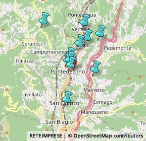 Mappa Via Fratelli Gazzo, 16010 Serra Riccò GE, Italia (1.31818)