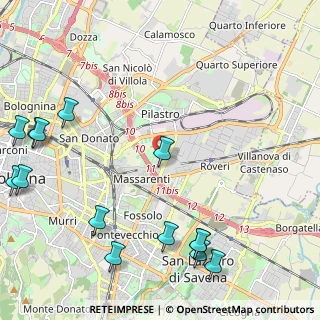 Mappa Via A. Gazzoni, 40138 Bologna BO, Italia (3.1)