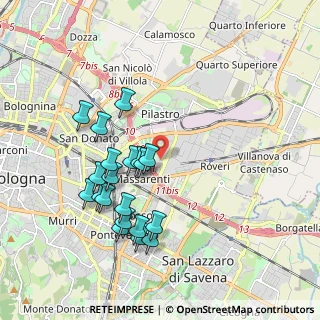 Mappa Via A. Gazzoni, 40138 Bologna BO, Italia (1.914)