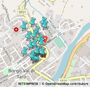 Mappa Piazza Farnese, 43043 Borgo Val di Taro PR, Italia (0.187)
