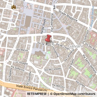 Mappa Via de' Poeti, 5, 40124 Bologna, Bologna (Emilia Romagna)