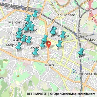 Mappa Piazza di Porta Maggiore, 40138 Bologna BO, Italia (1.0375)