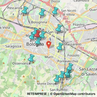 Mappa Piazza di Porta Maggiore, 40138 Bologna BO, Italia (2.27938)