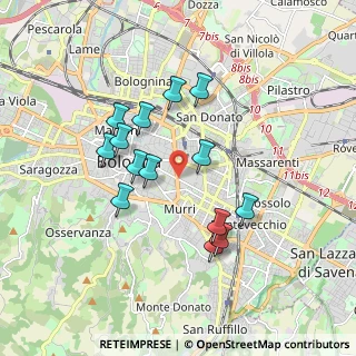 Mappa Piazza di Porta Maggiore, 40137 Bologna BO, Italia (1.61929)