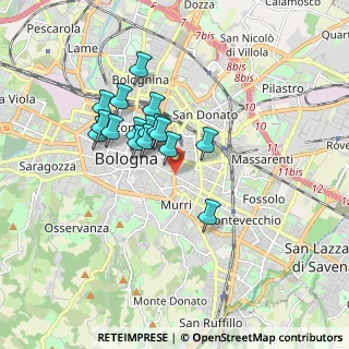 Mappa Piazza di Porta Maggiore, 40138 Bologna BO, Italia (1.41688)