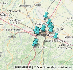 Mappa Via Ettore Masetti, 40033 Casalecchio di Reno BO, Italia (9.06733)