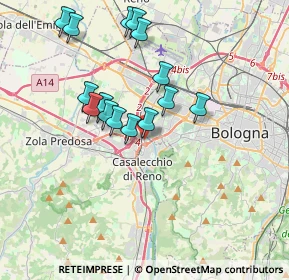 Mappa Via 63a Brigata Bolero, 40033 Casalecchio di Reno BO, Italia (3.47133)