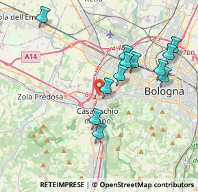 Mappa Via 63a Brigata Bolero, 40033 Casalecchio di Reno BO, Italia (3.86417)