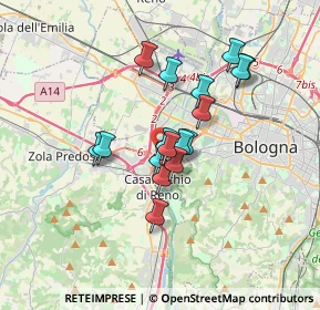 Mappa Via 63a Brigata Bolero, 40033 Casalecchio di Reno BO, Italia (2.66353)