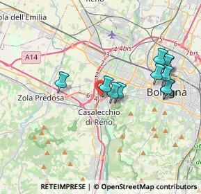 Mappa Via 63a Brigata Bolero, 40033 Casalecchio di Reno BO, Italia (3.64273)