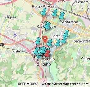 Mappa Via 63a Brigata Bolero, 40033 Casalecchio di Reno BO, Italia (1.3875)