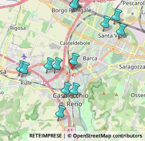Mappa Via Ettore Masetti, 40033 Casalecchio di Reno BO, Italia (2.27308)