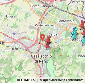 Mappa Via Ettore Masetti, 40033 Casalecchio di Reno BO, Italia (3.08833)
