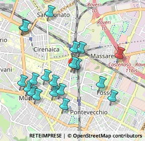 Mappa Largo Giovanni Ignazio Molina, 40138 Bologna BO, Italia (1.055)