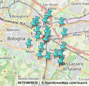 Mappa Largo Giovanni Ignazio Molina, 40138 Bologna BO, Italia (1.4775)