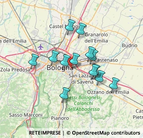 Mappa Largo Giovanni Ignazio Molina, 40138 Bologna BO, Italia (5.63077)