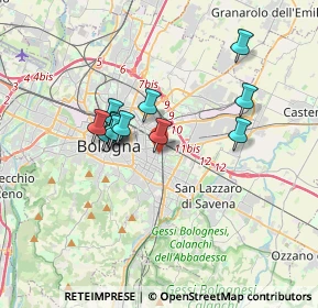 Mappa Largo Giovanni Ignazio Molina, 40138 Bologna BO, Italia (2.86667)