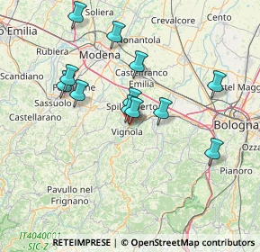 Mappa Via G. Gozzano, 41058 Vignola MO, Italia (13.32833)