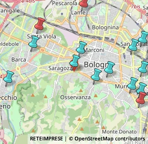 Mappa Via Bellinzona, 40134 Bologna BO, Italia (2.77133)