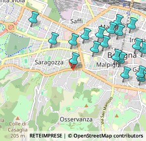 Mappa Via Bellinzona, 40134 Bologna BO, Italia (1.23842)