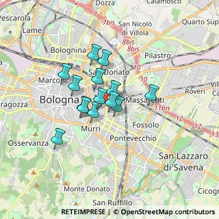 Mappa Via Carlo Alberto Pizzardi, 40138 Bologna BO, Italia (1.21929)