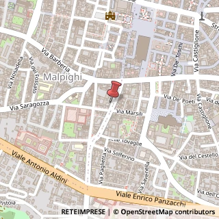 Mappa Via Massimo D'Azeglio, 35, 40123 Bologna, Bologna (Emilia Romagna)