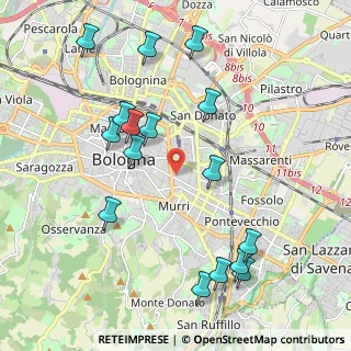 Mappa Via Mazzini Giuseppe, 40138 Bologna BO, Italia (2.29125)