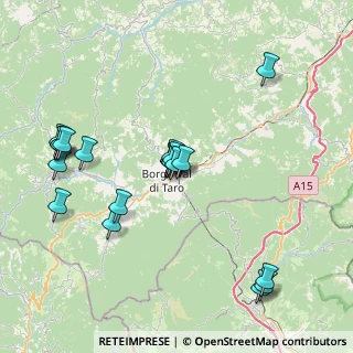 Mappa Via Caduti del Lavoro, 43043 Borgo Val di Taro PR, Italia (8.127)