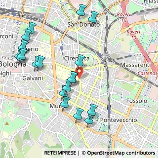 Mappa Via Pelagio Palagi, 40138 Bologna BO, Italia (1.241)