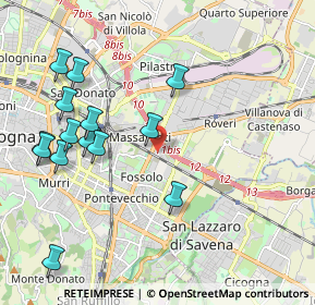 Mappa Viale V Ilic Ulianov Lenin, 40138 Bologna BO, Italia (2.29286)