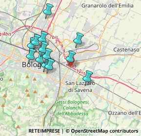 Mappa Viale V Ilic Ulianov Lenin, 40138 Bologna BO, Italia (3.51)