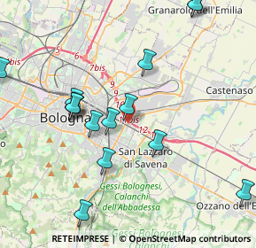 Mappa Viale V Ilic Ulianov Lenin, 40138 Bologna BO, Italia (4.48533)