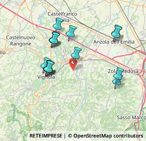Mappa Via Matilde Da Canossa, 40053 Valsamoggia BO, Italia (7.22533)