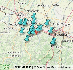 Mappa Via Matilde Da Canossa, 40053 Valsamoggia BO, Italia (10.229)
