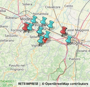 Mappa Via Matilde Da Canossa, 40053 Valsamoggia BO, Italia (10.60143)