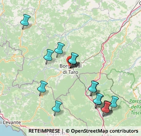 Mappa Via Donatori di Sangue, 43043 Borgo Val di Taro PR, Italia (16.745)