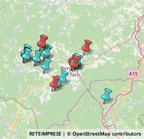 Mappa Via Donatori di Sangue, 43043 Borgo Val di Taro PR, Italia (6.402)