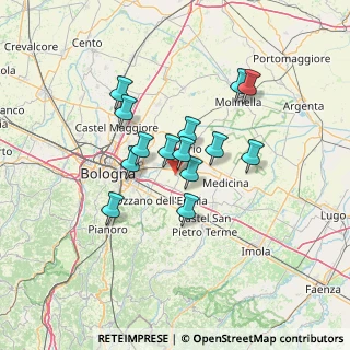 Mappa Via Mori, 40054 Budrio BO, Italia (10.65214)