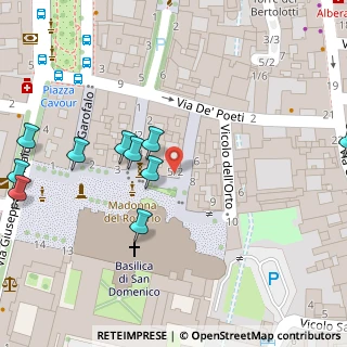 Mappa Piazza S. Domenico, 40124 Bologna BO, Italia (0.07333)